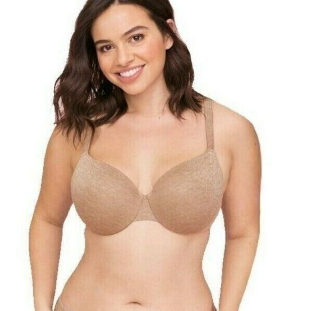 Lane Bryant Cacique Womens Bra True Embrace T Shirt Plus Size 46C Chantrelle